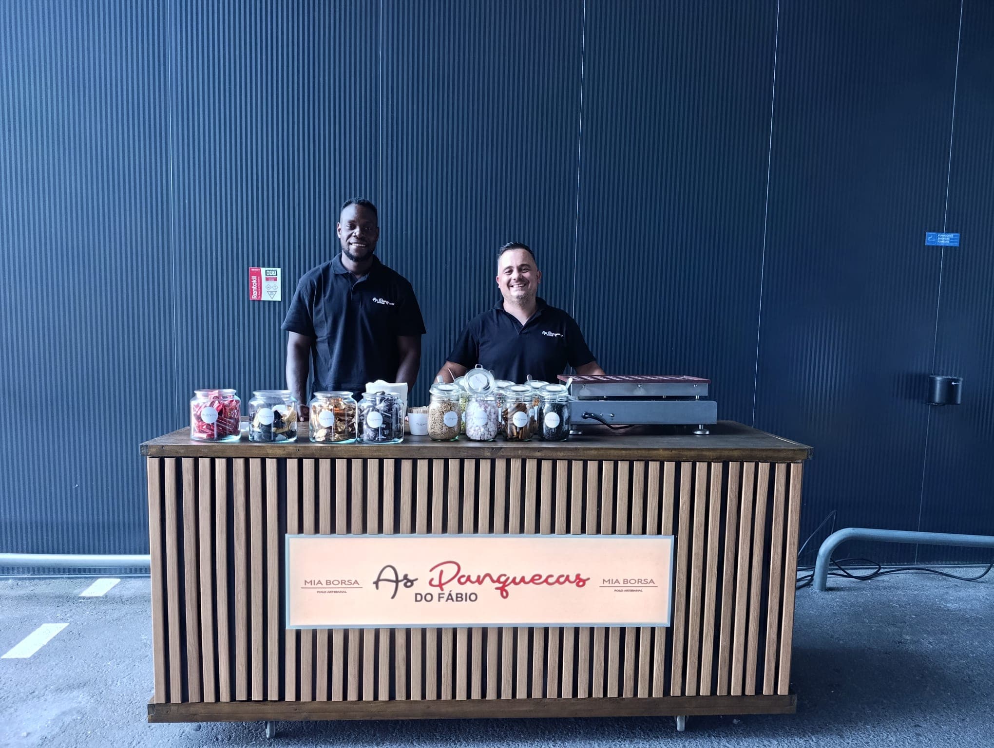 Equipa das Panquecas do Fábio num evento